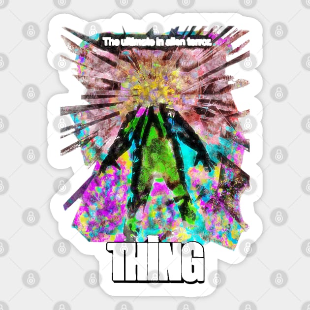 The Thing (1982) Sticker by Exploitation-Vocation